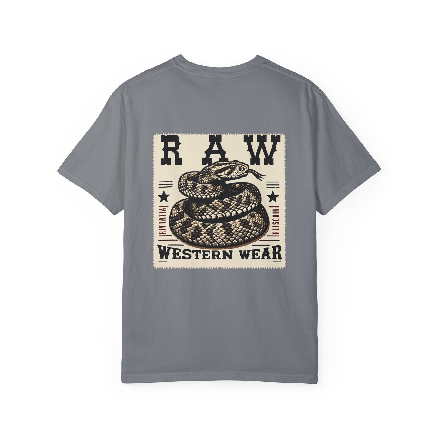 Raw Western Wear Rattle Snake - Classic Cotton Tee