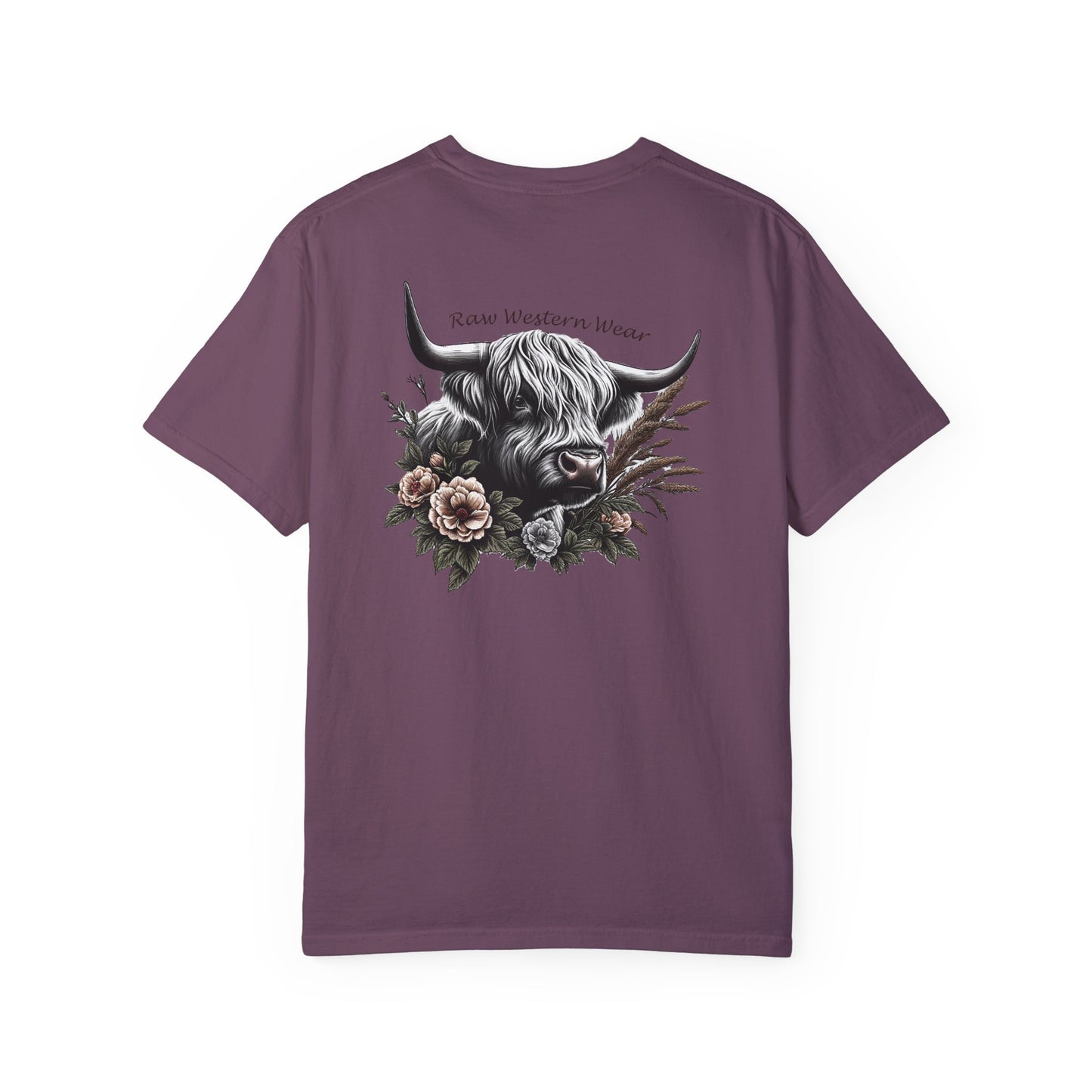 Raw Western Wear Highland Cow  - Classic Cotton Tee