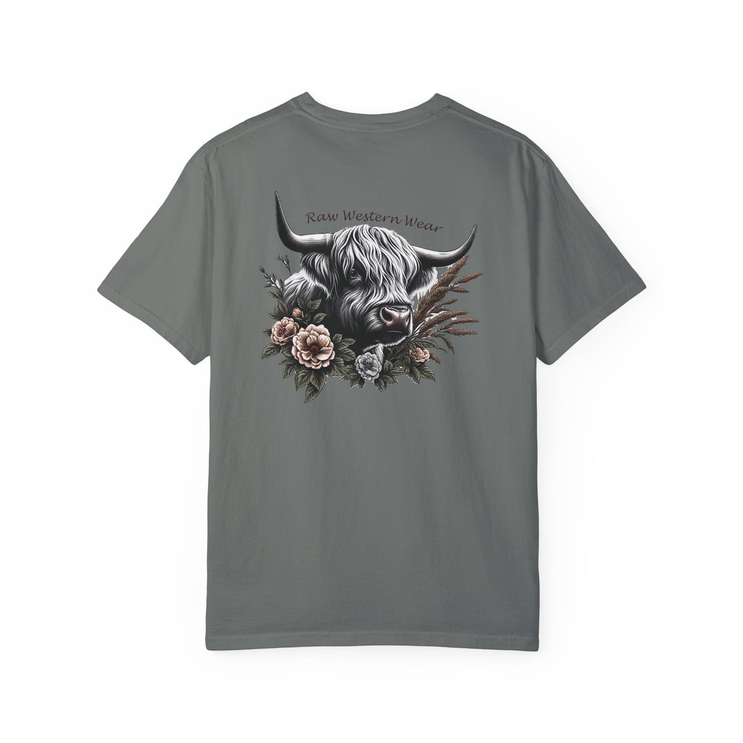 Raw Western Wear Highland Cow  - Classic Cotton Tee