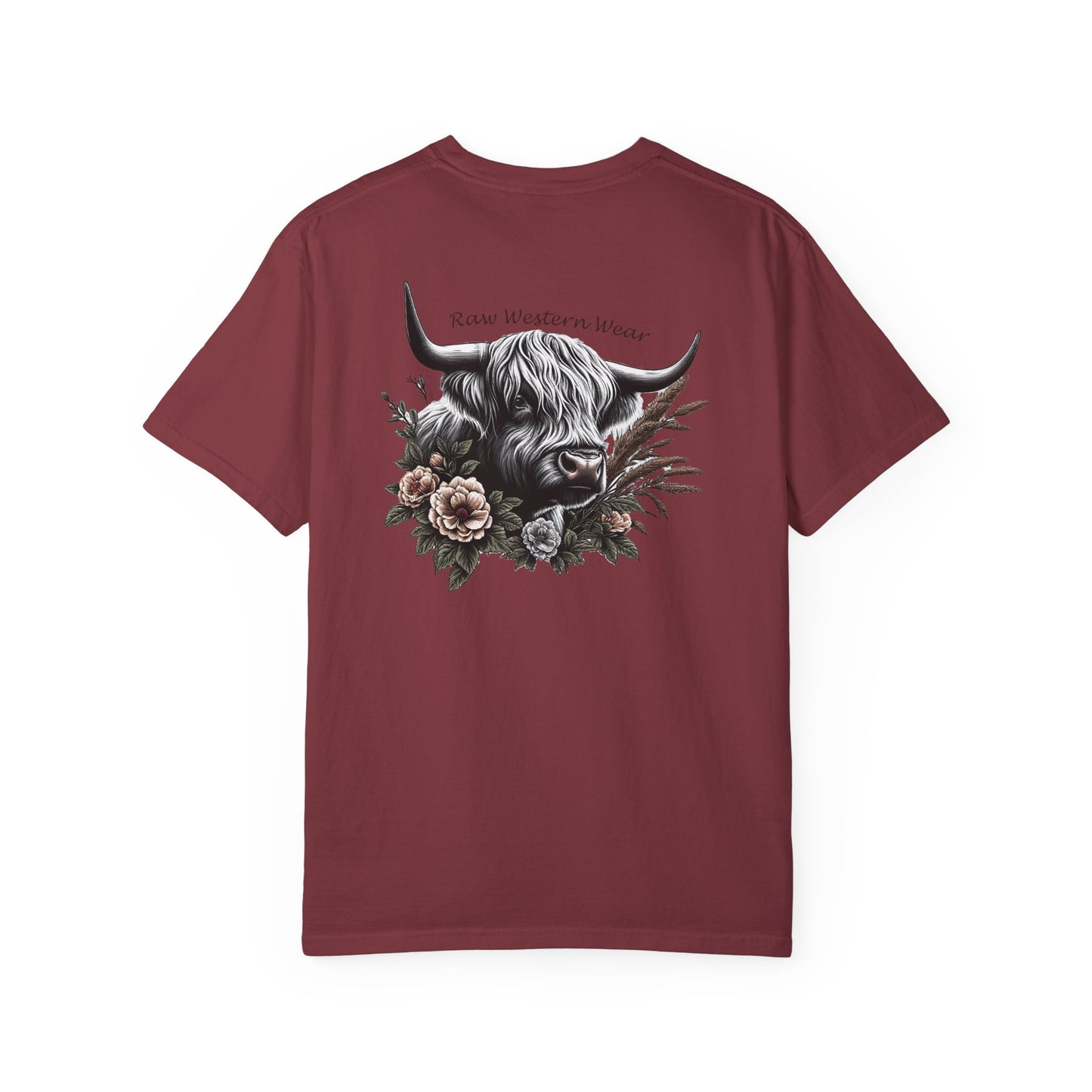 Raw Western Wear Highland Cow  - Classic Cotton Tee