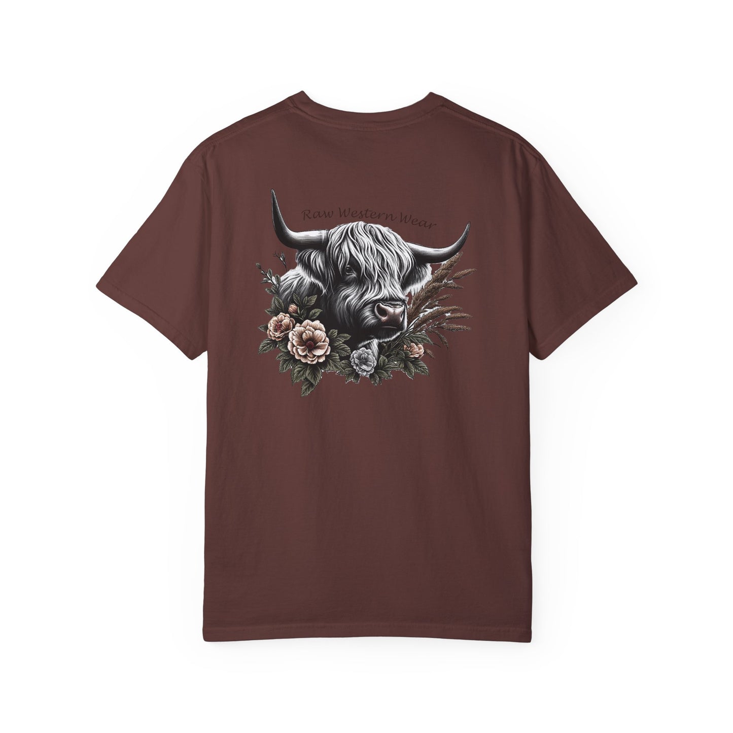 Raw Western Wear Highland Cow  - Classic Cotton Tee