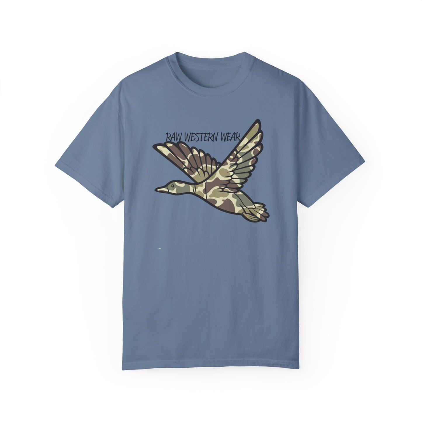 Raw Western Wear Old School Camo Mallard  - Classic Cotton Tee