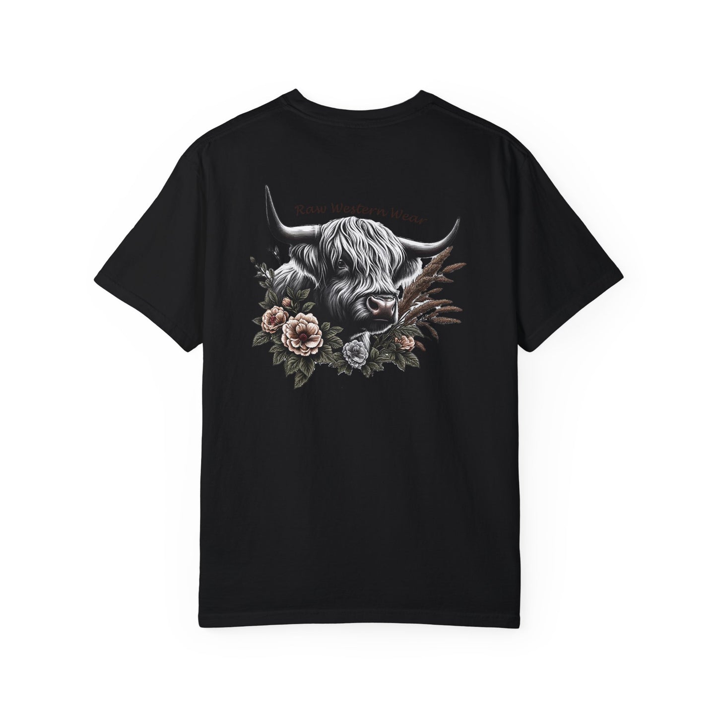 Raw Western Wear Highland Cow  - Classic Cotton Tee