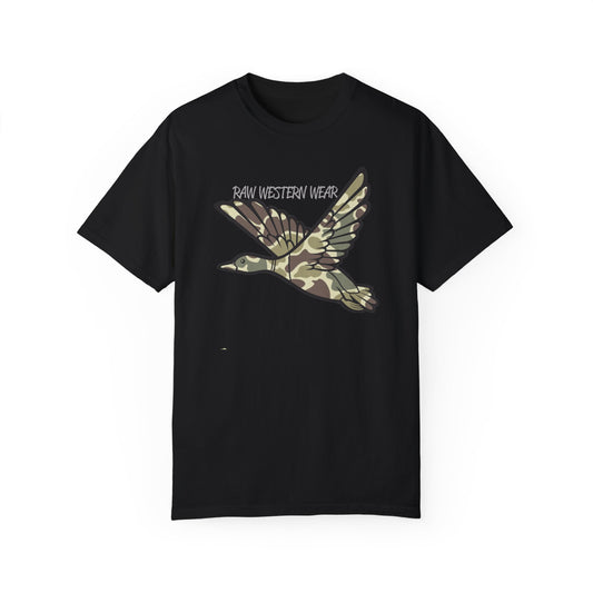 Raw Western Wear Old School Camo Mallard  - Classic Cotton Tee