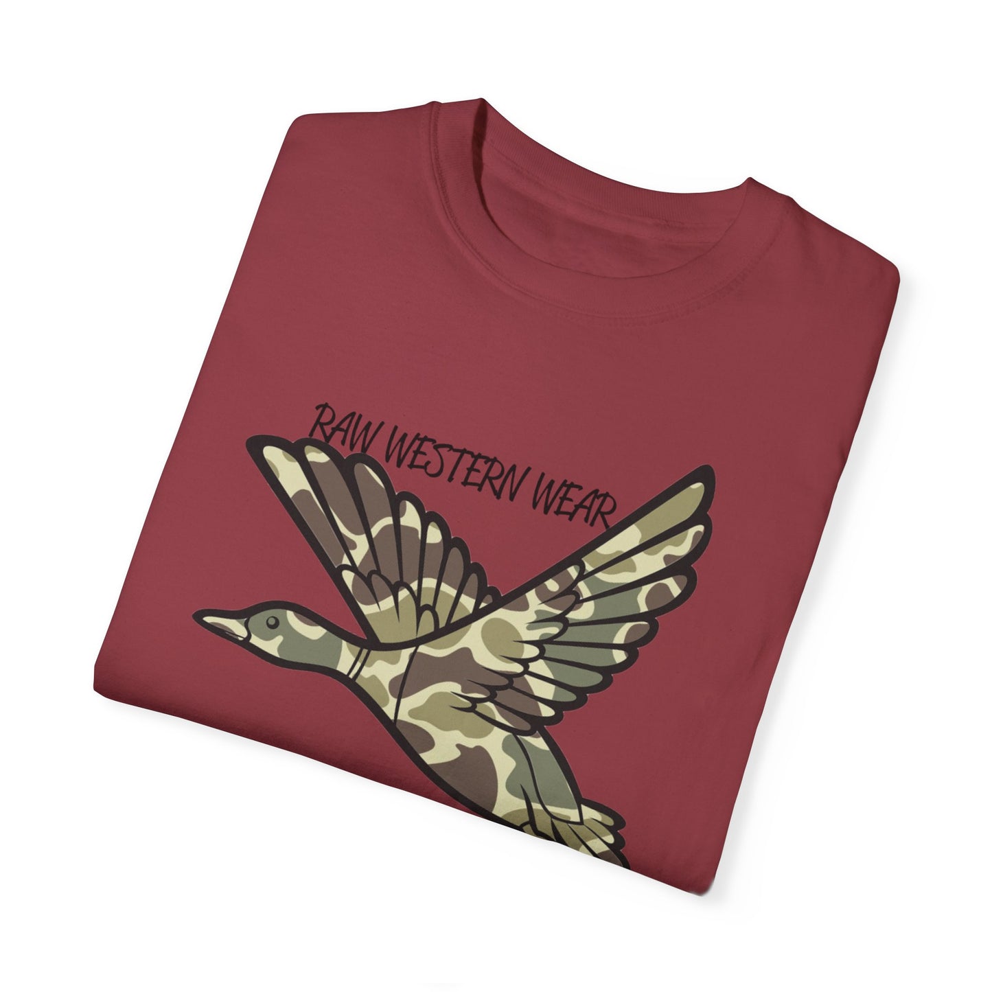 Raw Western Wear Old School Camo Mallard  - Classic Cotton Tee