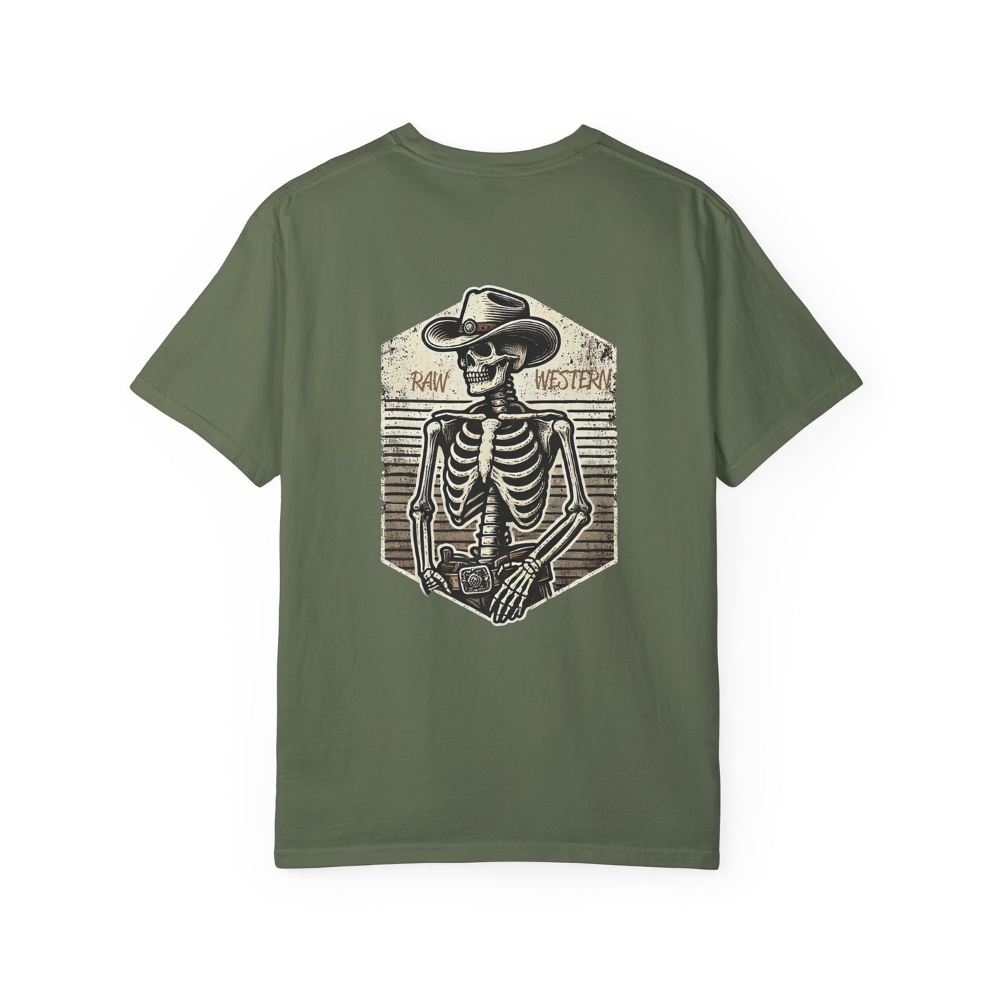 Raw Western Wear Skeleton Cowboy - Classic Cotton Tee