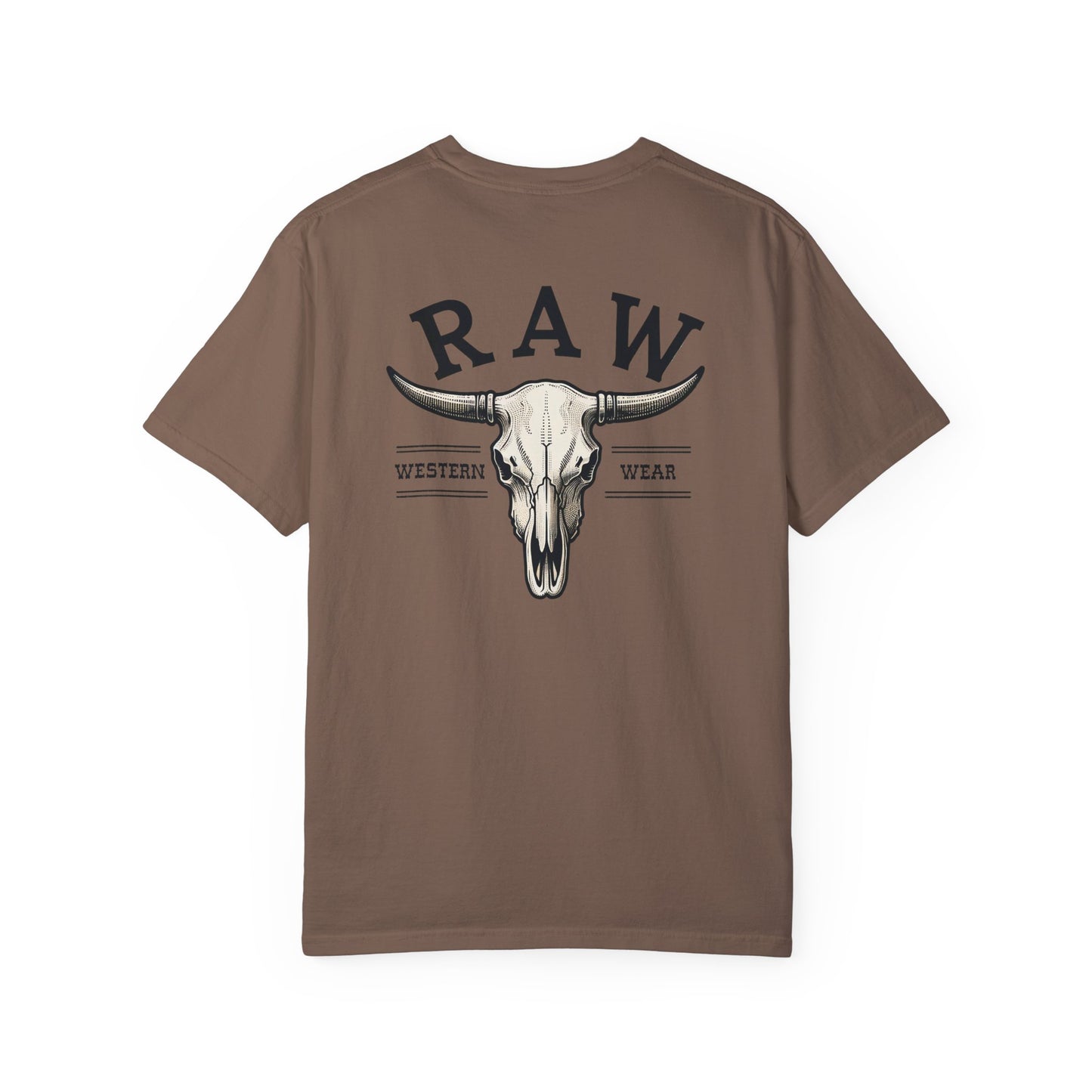 Raw Western Wear Bull Skull  - Classic Cotton Tee