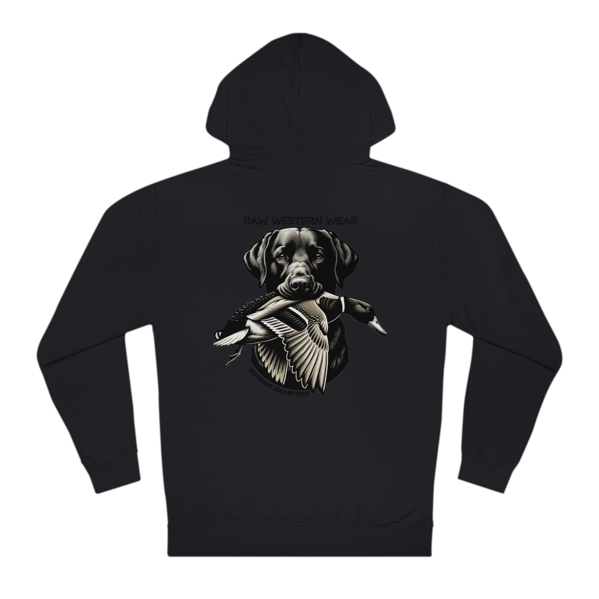 Black labrador hoodie sale