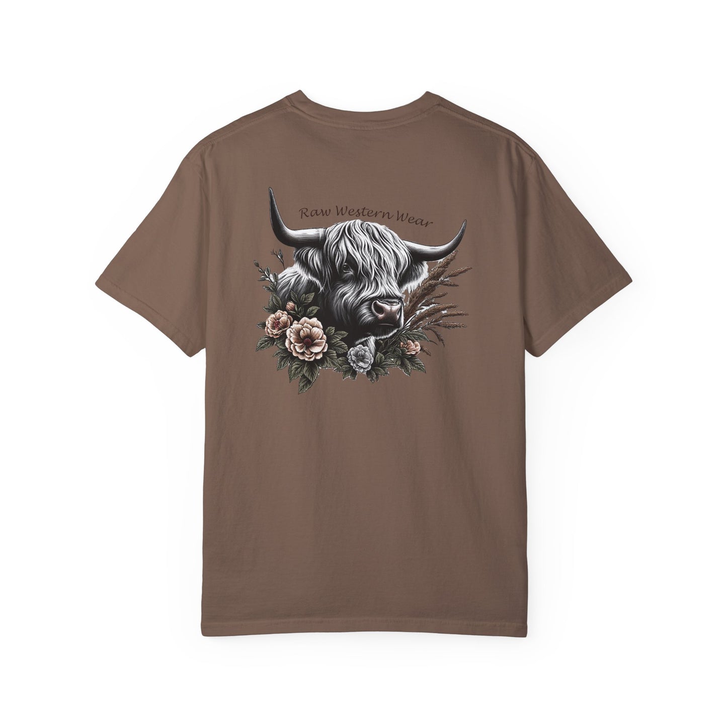 Raw Western Wear Highland Cow  - Classic Cotton Tee