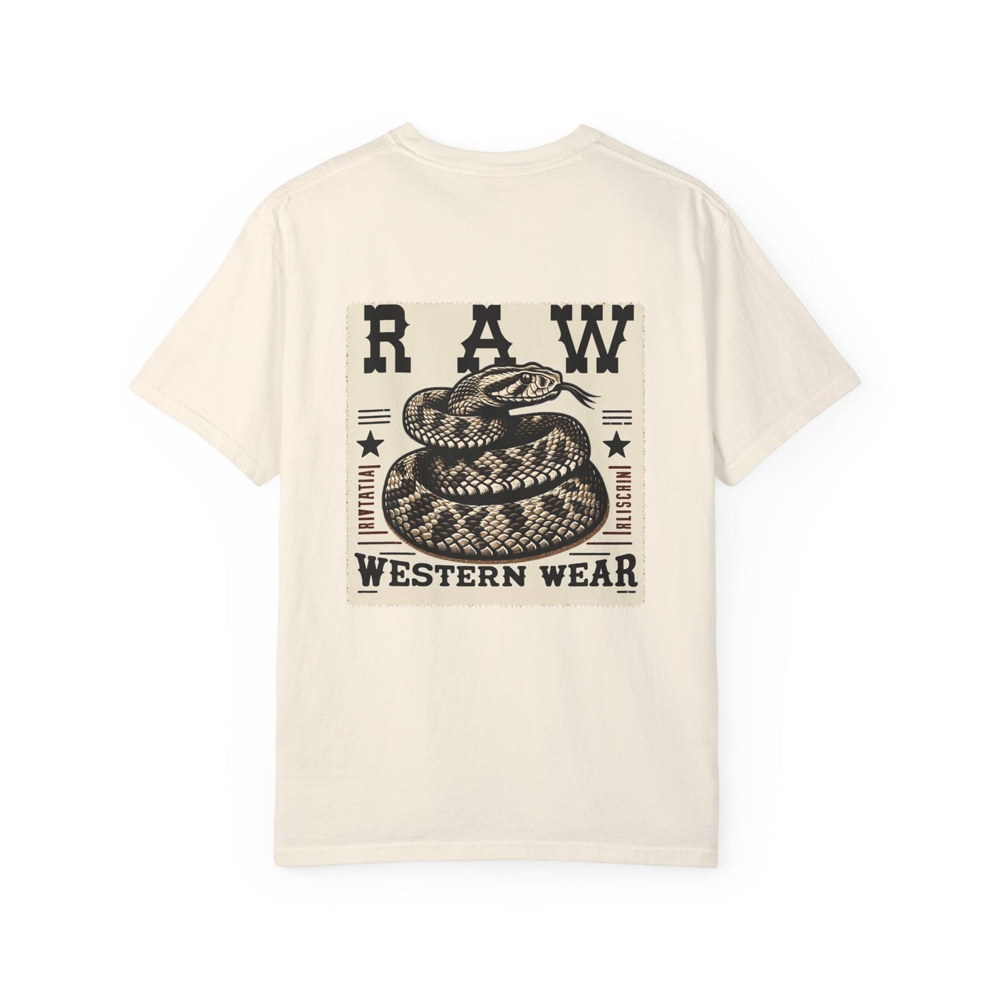 Raw Western Wear Rattle Snake - Classic Cotton Tee